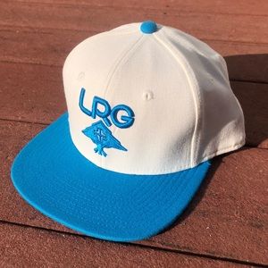 LRG Tree Logo SnapBack Hat White/Blue